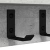 vidaXL Wall-Mounted Coat Rack Concrete Grey 40 x 10.5 x 10.5 cm