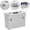 vidaXL Tool Case 47x36x20 cm Silver Aluminium