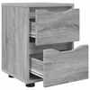 vidaXL Bedside Table Grey Sonoma 30.5 x 30 x 43 cm Engineered Wood