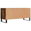 vidaXL TV Cabinet Smoked Oak 100x34.5x44.5 cm Engineered Wood