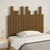 vidaXL Wall Headboard Honey Brown 95.5x3x80 cm Solid Wood Pine