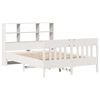 vidaXL Bed Frame without Mattress White 140x200 cm Solid Wood Pine