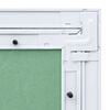 vidaXL Access Panel White 30 x 45 cm Aluminium and Plasterboard