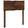 vidaXL Live Edge Headboard ROSTOCK Dark Brown 75 cm Solid Acacia Wood