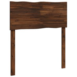 vidaXL Live Edge Headboard ROSTOCK Dark Brown 75 cm Solid Acacia Wood