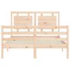 vidaXL Bed Frame without Mattress 140x200 cm Solid Wood