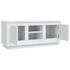 vidaXL TV Cabinet White 102x35x45 cm Engineered Wood