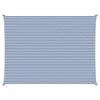 vidaXL Sun Shade Sail Blue and White 8 x 6 m 100% Polyester Oxford