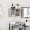 vidaXL Bathroom Wall Cabinet Grey Sonoma 60x25x40 cm Engineered Wood