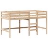 vidaXL Loft Bed with Ladder and Roof without Mattress 90x190 cm Single