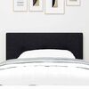vidaXL Headboard Height Adjustable with Headboard Black 80 cm Fabric