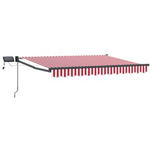 vidaXL Manual Retractable Awning with LEDs 2.5 x 2 m