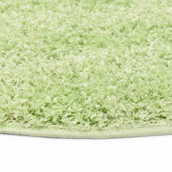 vidaXL Shaggy Area Rug 160 cm Green
