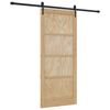 vidaXL Sliding Door ORKDAL 86 x 198.5 cm Solid Pine Wood Natural