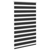 vidaXL Zebra blind 100.9x175 cm Fabric Width 96.7 cm black