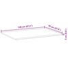 vidaXL Table Top Rectangular 120x70x2 cm Solid Wood Acacia