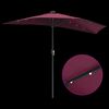vidaXL Garden Parasol Bordeaux Red 294 x 150 x 223 cm