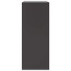 vidaXL Highboard Black 67x39x95 cm Steel