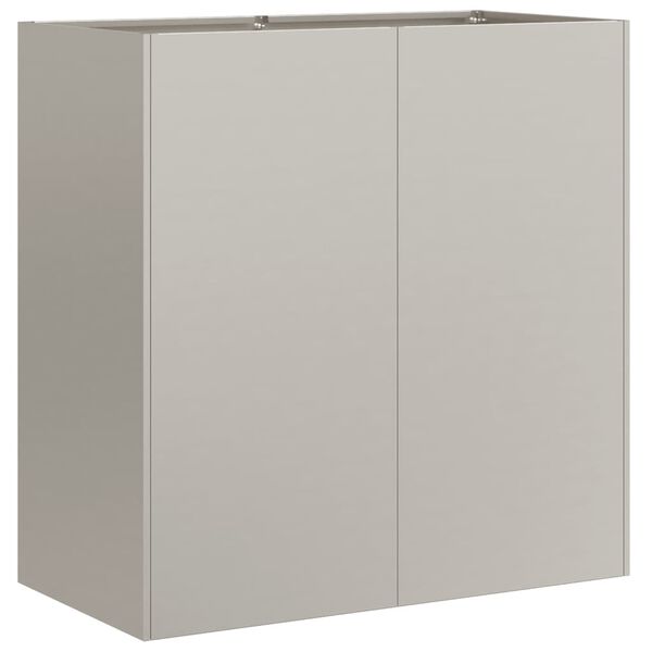 vidaXL Planter Rusty 80x40x80 cm Weathering Steel