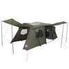 vidaXL Instant Tent with Rainfly Water-Resistant 3-Person Army Green