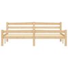 vidaXL Bed Frame without Mattress Solid Pinewood 180x200 cm Super King
