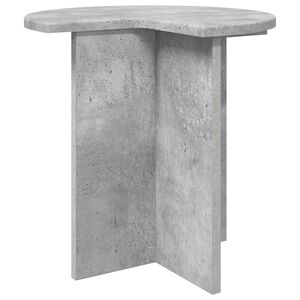 vidaXL Side Table Concrete Grey &Oslash; 39 x 38 cm Engineered Wood