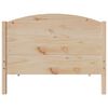 vidaXL Bed Frame without Mattress 100x200 cm Solid Wood Pine