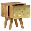 vidaXL Nightstand Solid Mango Wood 40x30x49 cm