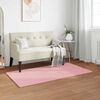 vidaXL Faux Rabbit Fur Rug Olite Pink 80 x 150 cm Polyester