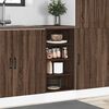 vidaXL Bottom Cabinet Riga Brown Oak 40x44.5x81.5 cm Engineered Wood