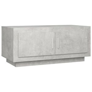 vidaXL Coffee Table Concrete Grey 102x50x45 cm Engineered Wood