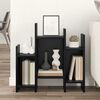 vidaXL Side Cabinet Black Oak 60 x 26 x 60 cm Engineered Wood