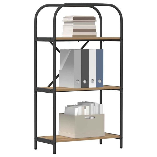 vidaXL Bookshelf Artisan Oak 60 x 30 x 109 cm Engineered wood