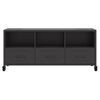 vidaXL TV Cabinet Black 100.5x39x43.5 cm Steel
