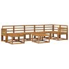 vidaXL Outdoor Sofa Set 8 pcs Natural Solid Acacia Wood