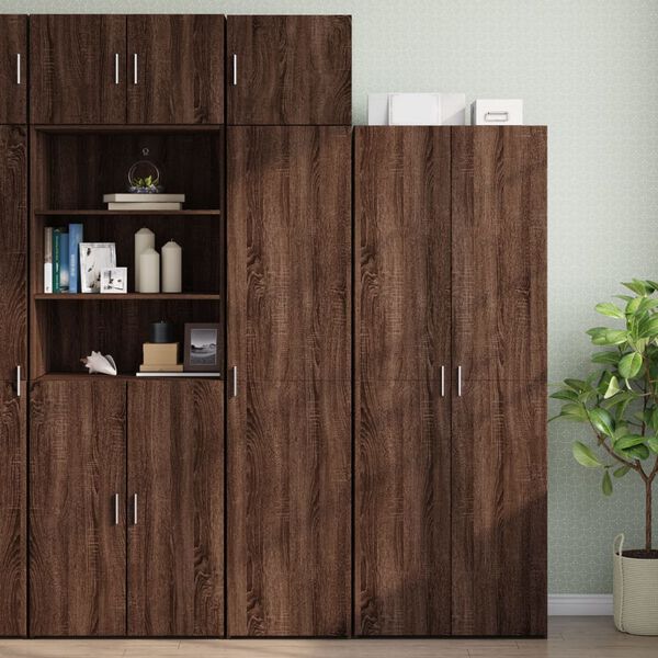 vidaXL Wall Cabinet Brown Oak 45x42.5x40 cm Engineered Wood