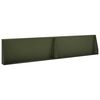 vidaXL Retaining Wall 2 pcs 100 x 12 x 30 cm Steel Olive Green