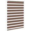 vidaXL Zebra Blind Brown 95x150 cm Fabric Width 90.9 cm Polyester