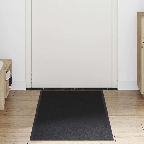 vidaXL Doormat Black 60x150 cm