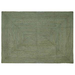 vidaXL Area Rugs Rectangular Olive Green 240 x 340 cm Jute
