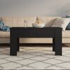 vidaXL Coffee Table Black 101x49x52 cm Engineered Wood