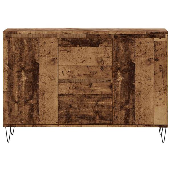 vidaXL Sideboard Old Wood 101.5x35x70 cm Engineered Wood