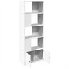 vidaXL Bookcase White 70x36x189 cm Engineered Wood