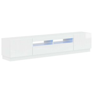 vidaXL LED TV Cabinet HOORN 3 pcs High Gloss White Engineered Wood