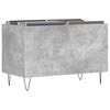 vidaXL Record Cabinet Concrete Grey 74.5x38x48 cm Engineered Wood