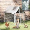 vidaXL Outdoor Dog Kennel with Roof 200x100x150 cm