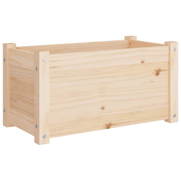 vidaXL Garden Planter 60x31x31 cm Solid Pinewood