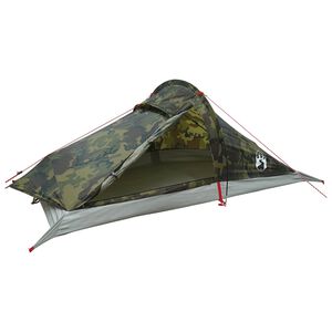 vidaXL Backpacking Tent 2-Person Camouflage
