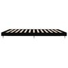 vidaXL Bed Frame without Mattress Black 200x200 cm Engineered Wood