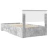 vidaXL Bed Frame Concrete Grey 100 x 200 cm Engineered Wood